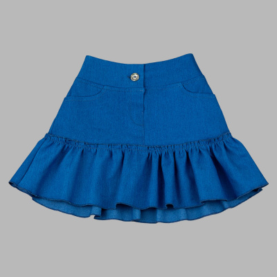 Юбка джинсовая Чуди Кидс 606625Д синий 01